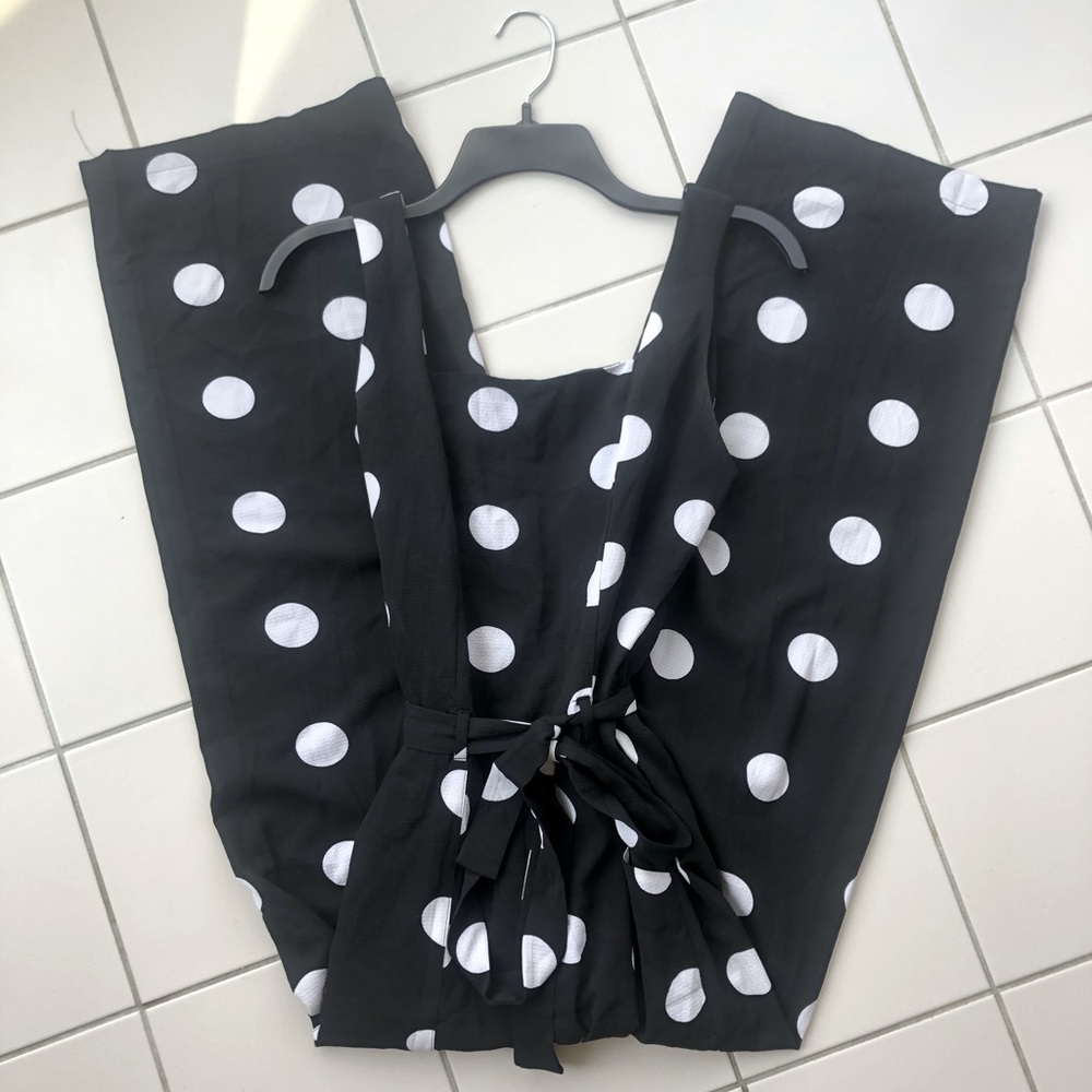 Wide-leg Patterned Jumpsuit